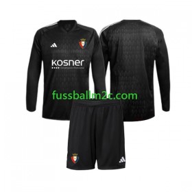 Fußballtrikots CA Osasuna Torwart Kinder Auswärts Trikotsatz 2023-2024 Langarm